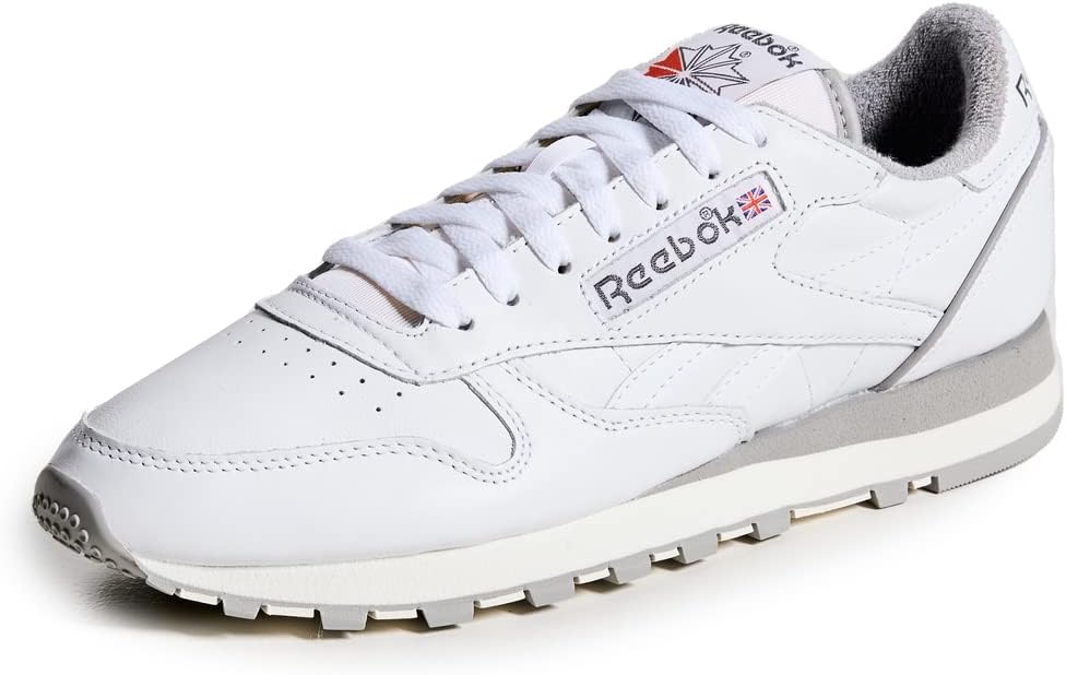 

Кроссовки Reebok Classic Leather V1 для мужчин и женщин, белый/серый