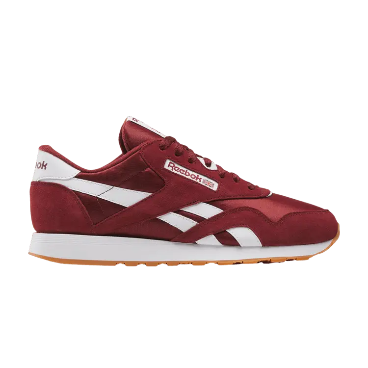 

Кроссовки Reebok Classic Nylon Rich Maroon, красный