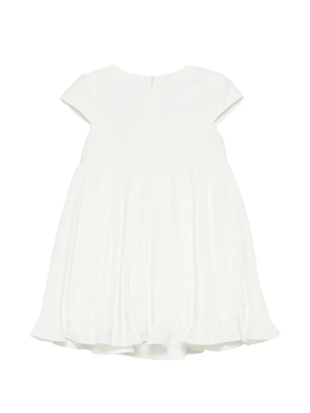 Плиссированное платье с бантом Patachou, бежевый — фото 2