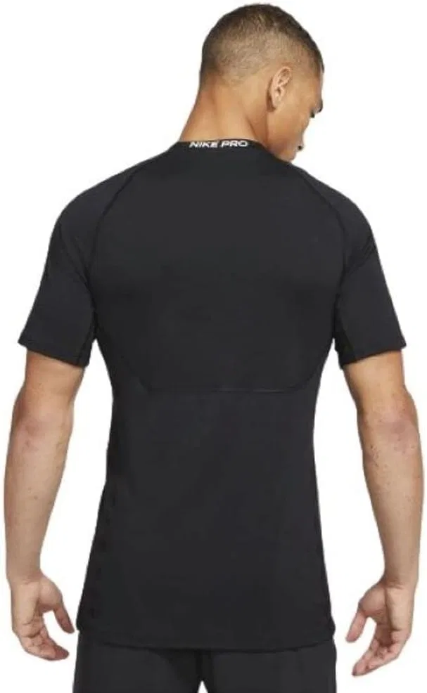 Футболка Nike Pro Dri-FIT, мужская, Black/White — фото 2