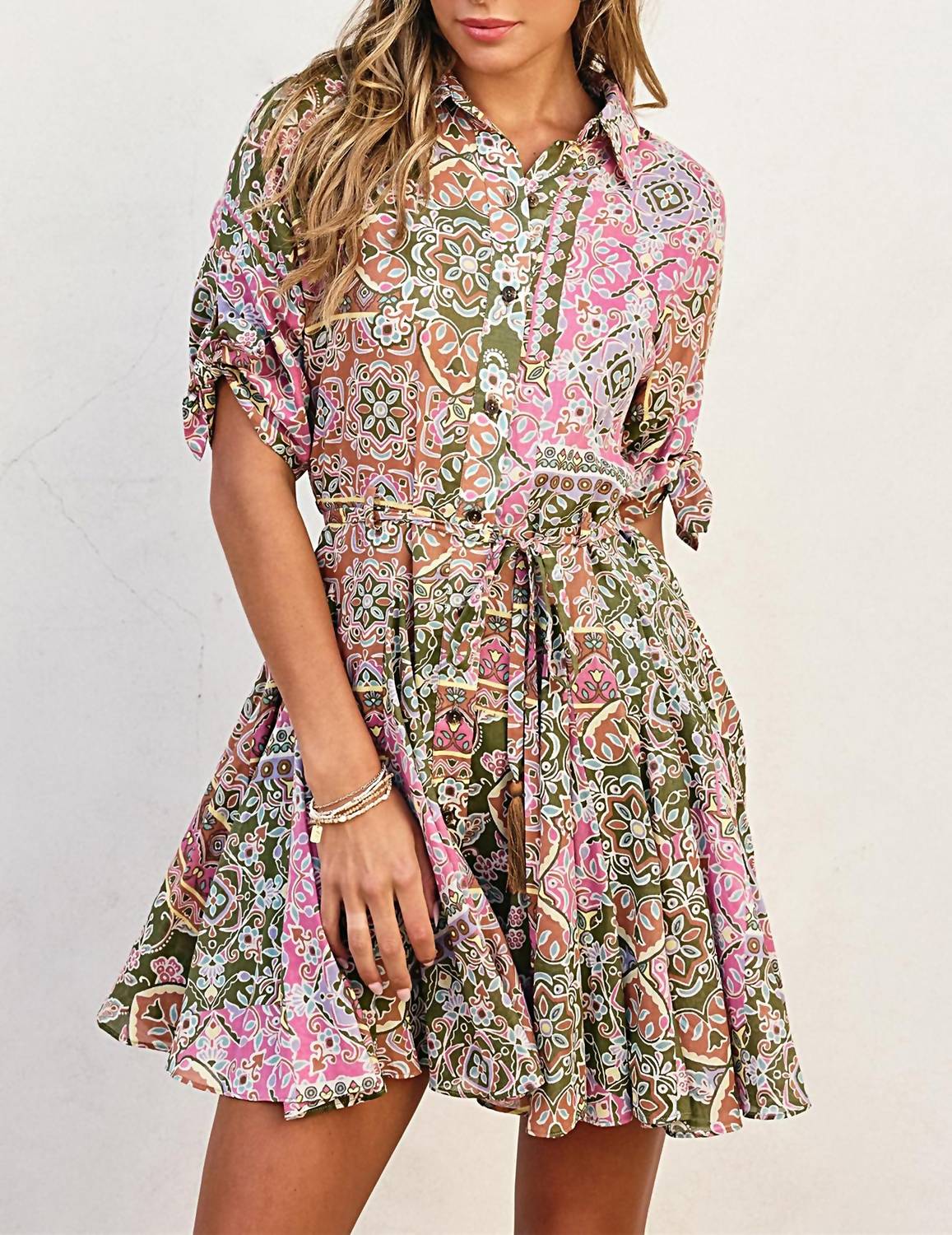

Платье Arden в разноцветном принте DRESS FORUM, мультиколор