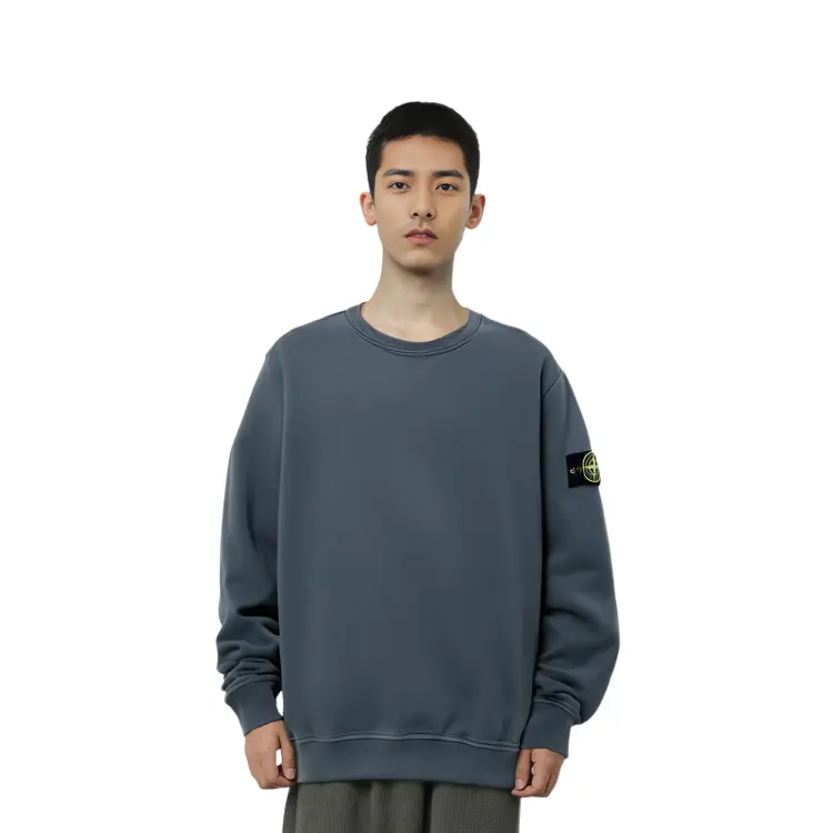 Толстовка мужская Stone Island, серый — фото 4