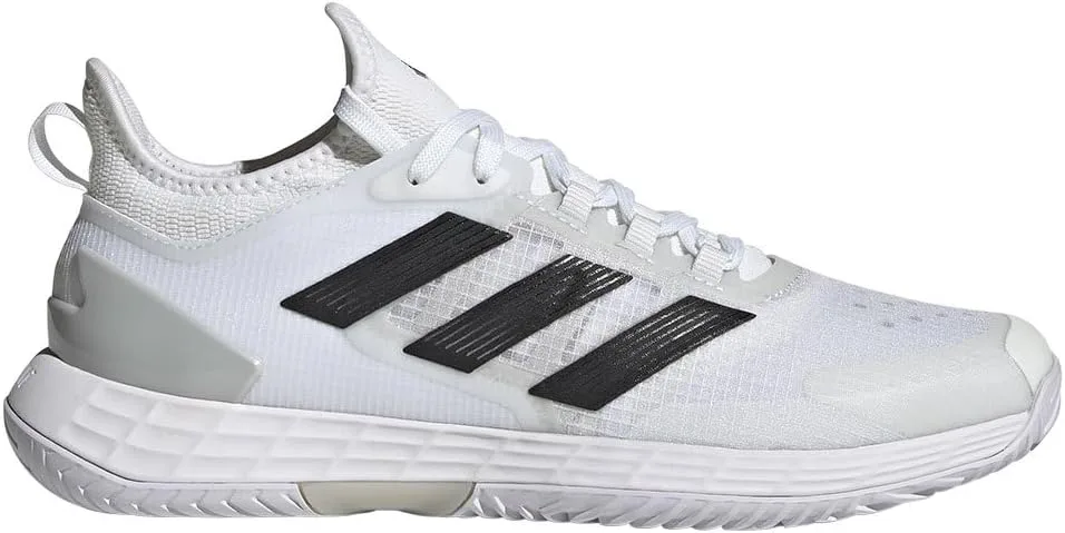 adidas Мужские кроссовки Adizero Ubersonic 4.1, белые/черные/матово-серебристые — фото 2
