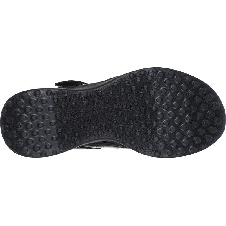 Skechers Kids Slip Resistant Abrasion Resistant Low top Kids' Leather Shoes Black Kids' — фото 4