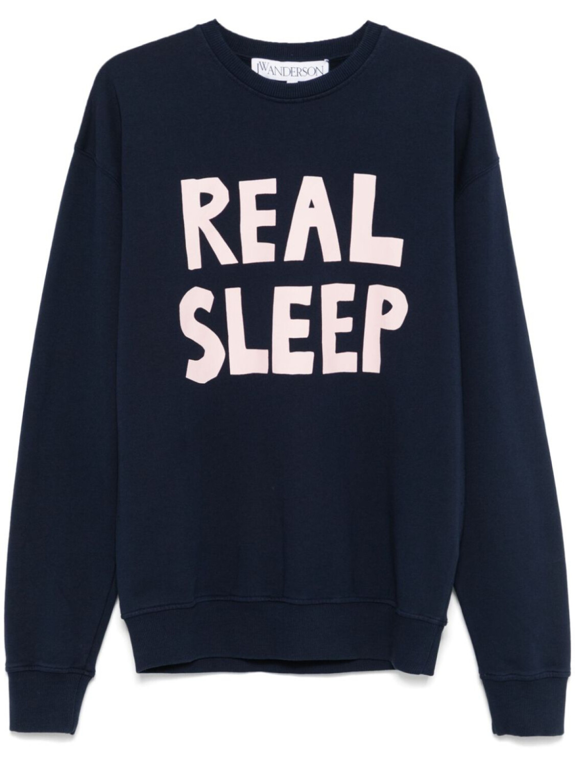 

JW Anderson толстовка с принтом Real Sleep, синий