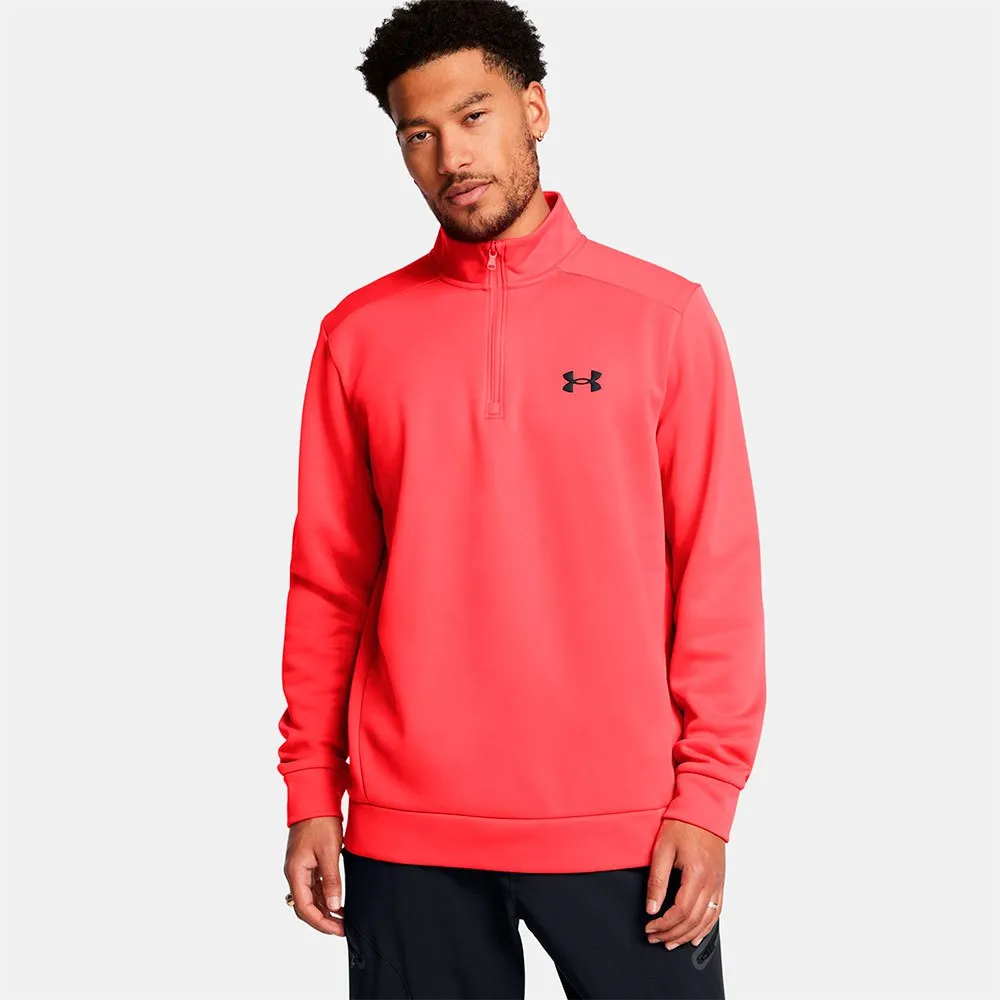 

Толстовка Under Armour Fleece half zip, красный
