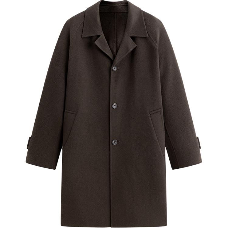 

PEACEBIRD MEN Пальто мужское Wooden Heart Red No1 с лацканом Moderate