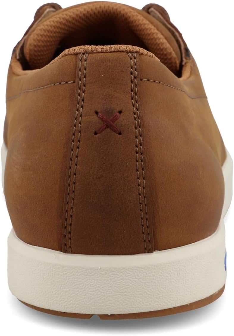 Мокасины Twisted X Men's Boat Shoe Ultralite X, с мыском Мок и технологией CellStretch и Ultralite X, Lion Tan — фото 3