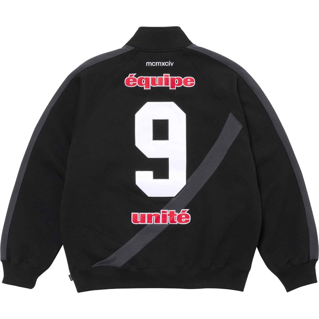 Футболка с полузастежкой Equipe Half Zip Sweatshirt Supreme, светло-голубой/светло-голубой — фото 2