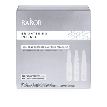 

DOCTOR BABOR Skin Tone Corrector Ampoule Treatment 28-дневное интенсивное ампульное средство для уменьшения пигментации и осветления кожи 28 x 2 мл — версия 2021 г.