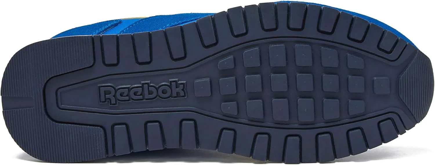 Мужские кроссовки Reebok Glide - черные или белые теннисные туфли, размеры с 7 по 15, синий/золотой/белый — фото 2