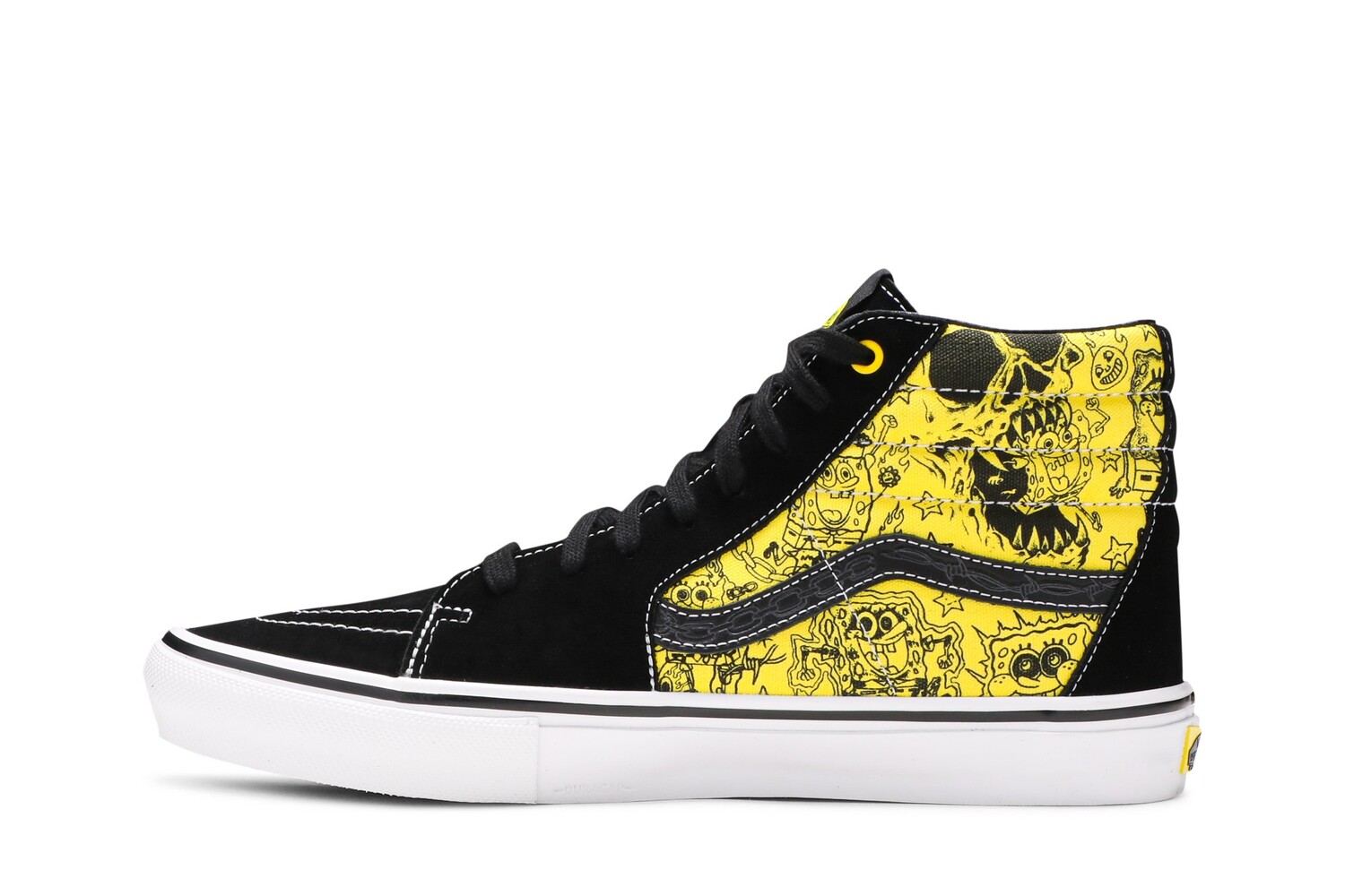 Кроссовки Mike Gigliotti x SpongeBob SquarePants x Skate Sk8-Hi Vans, желтый — фото 3