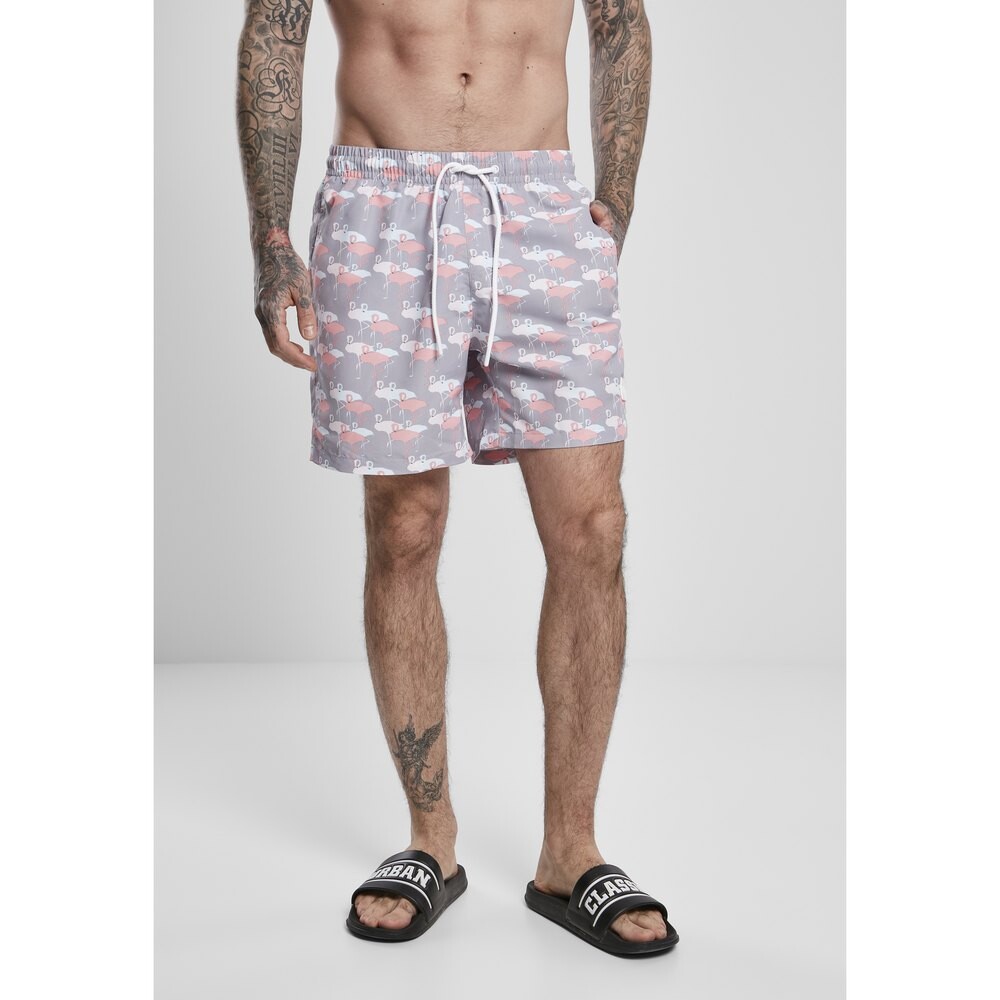 

Шорты Urban Classics Swim Shorts Pattern, серый