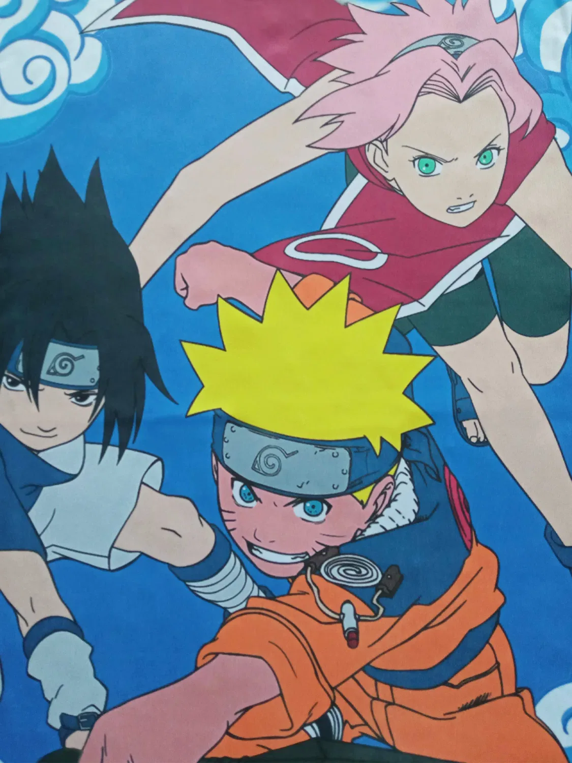Футболка с принтом Naruto, синяя — фото 4