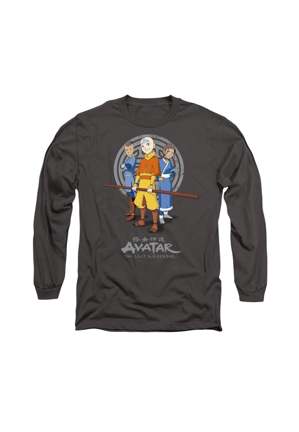 

Топ с длинными рукавами AVATAR THE LAST AIRBENDER TEAM AVATAR Cotton Soul, антрацит