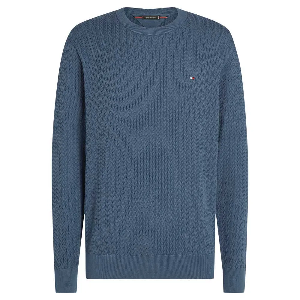 

Свитер Tommy Hilfiger Herringbone Structure, синий