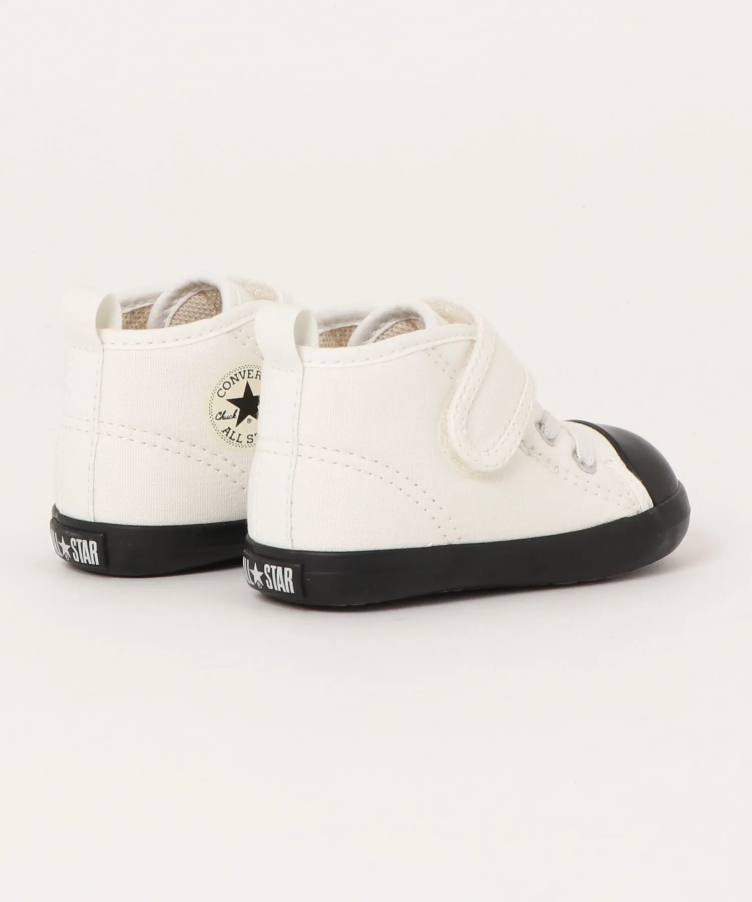 Детские кроссовки из канваса CONVERSE BABY ALLSTAR N BLACKBOTTOM V-1 черные — фото 2