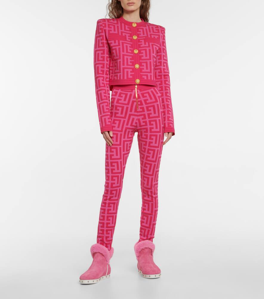 Барби Urra замшевые ботинки с подкладкой из овчины Balmain, Ody Rose/Blanc — фото 2