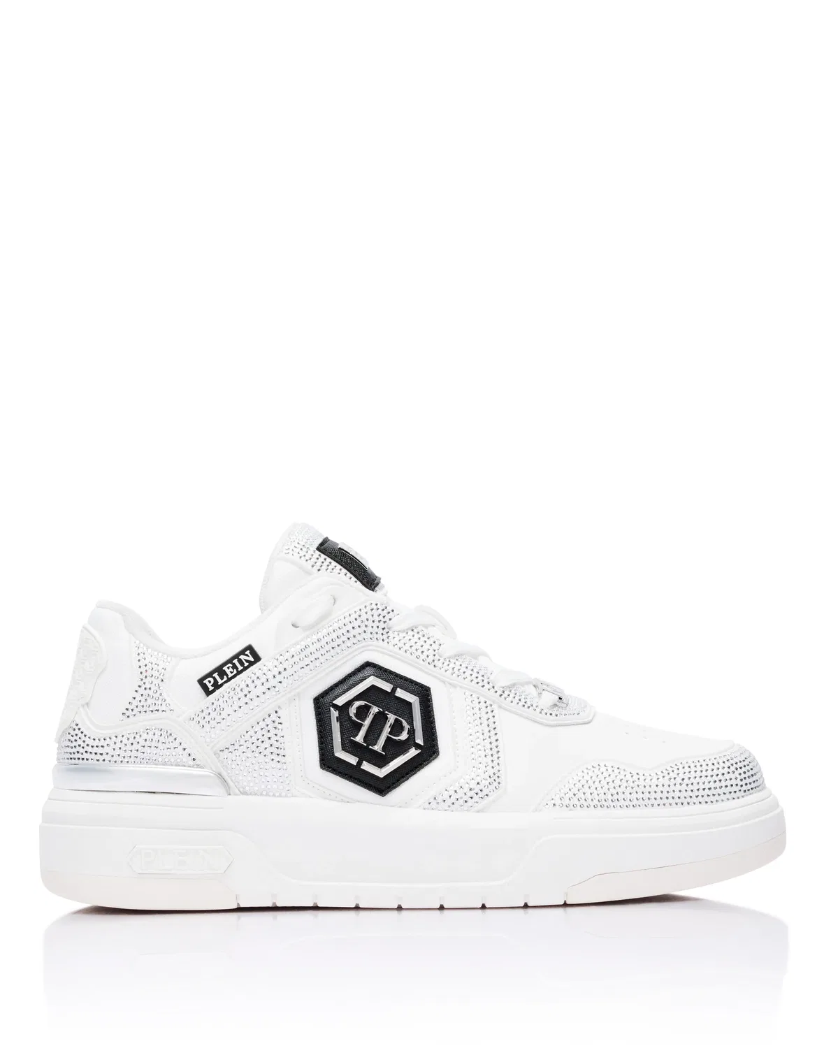 Низкие кроссовки SK8R Strass PHILIPP PLEIN, розовый/розовый — фото 3