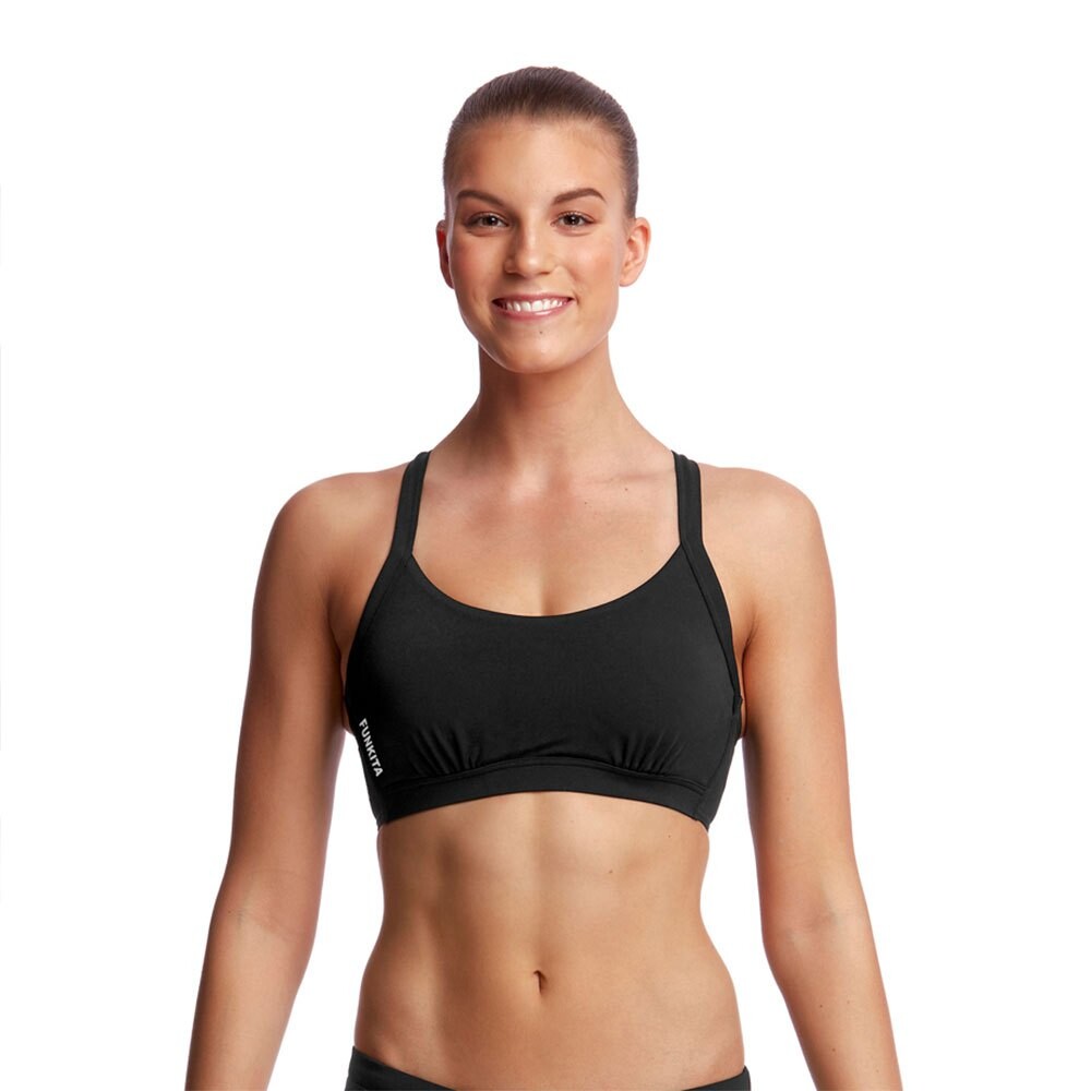 

Спортивный бюстгальтер Funkita Hold Steady Crop, черный