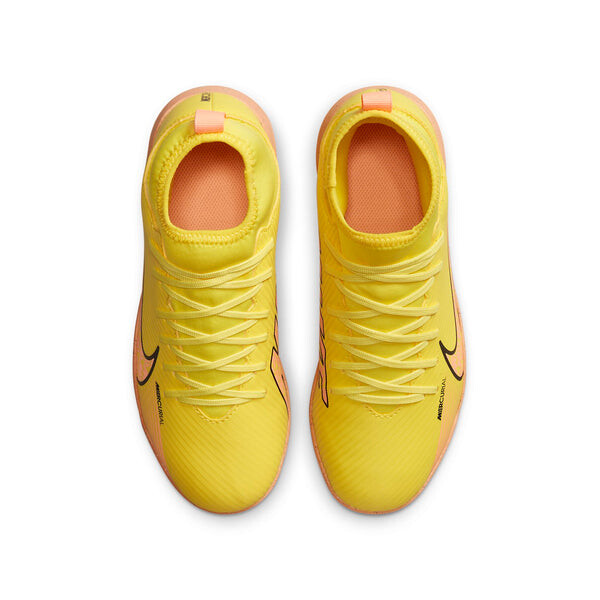 Кроссовки mercurial superfly 9 club tf turf Nike, желтый — фото 4