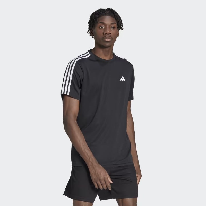 

Мужская футболка Train Essentials 3 полоски Adidas, белый