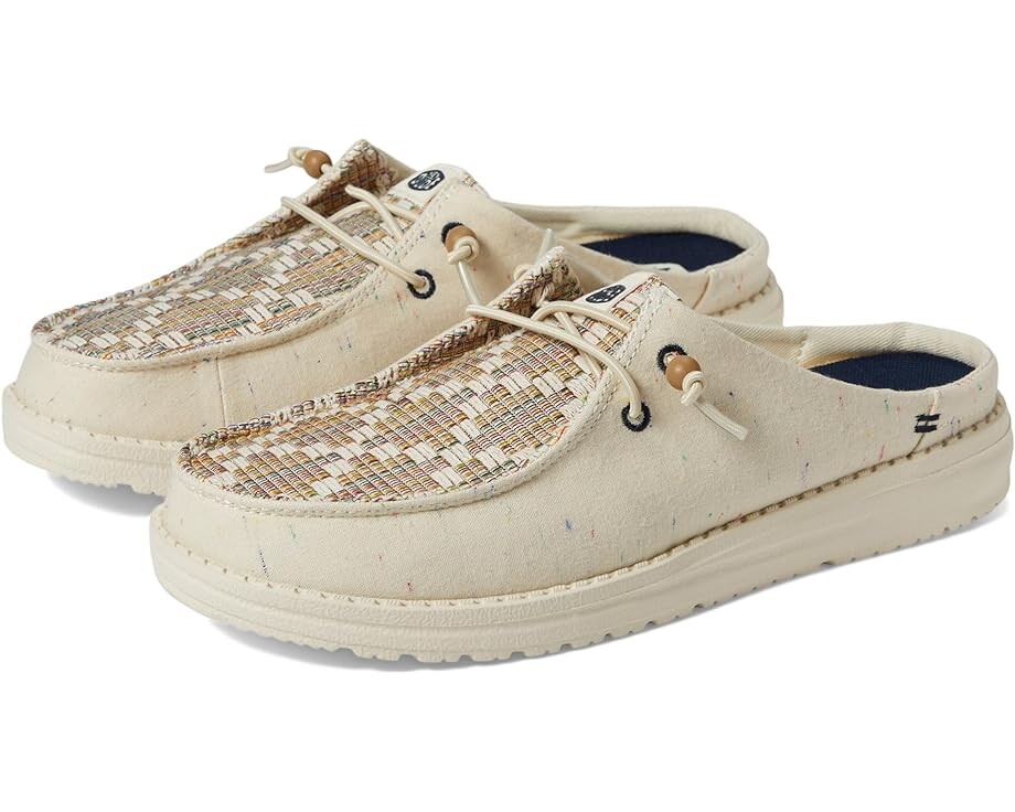 

Кроссовки Hey Dude Wendy Slip Classic, цвет Natural/Multi