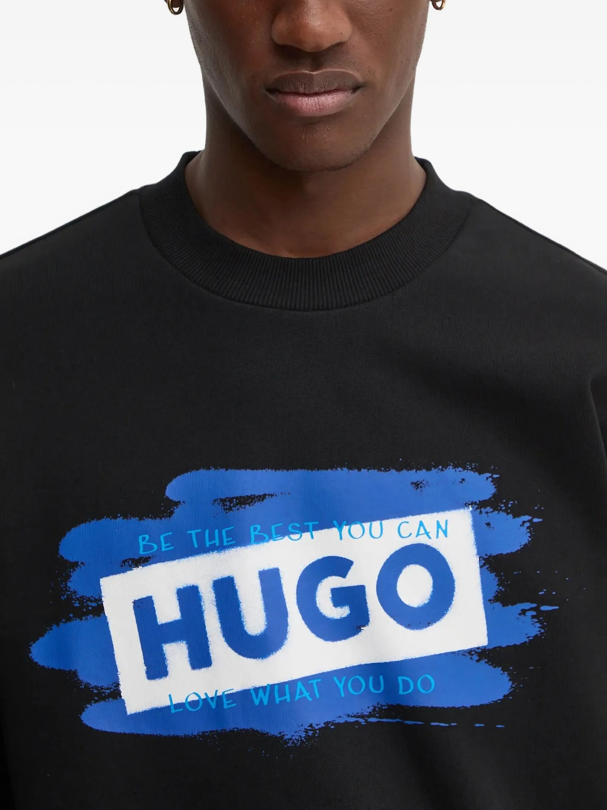 

Толстовка с логотипом Hugo, черный