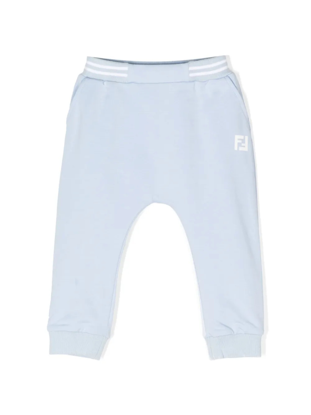 

Спортивные брюки с логотипом Fendi Kids, синий