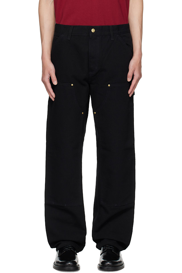 

Брюки с двойными коленями Carhartt Work In Progress, черный