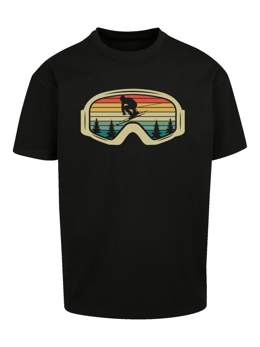 

Рубашка F4NT4STIC Retro Skibrille Wintersport, черный