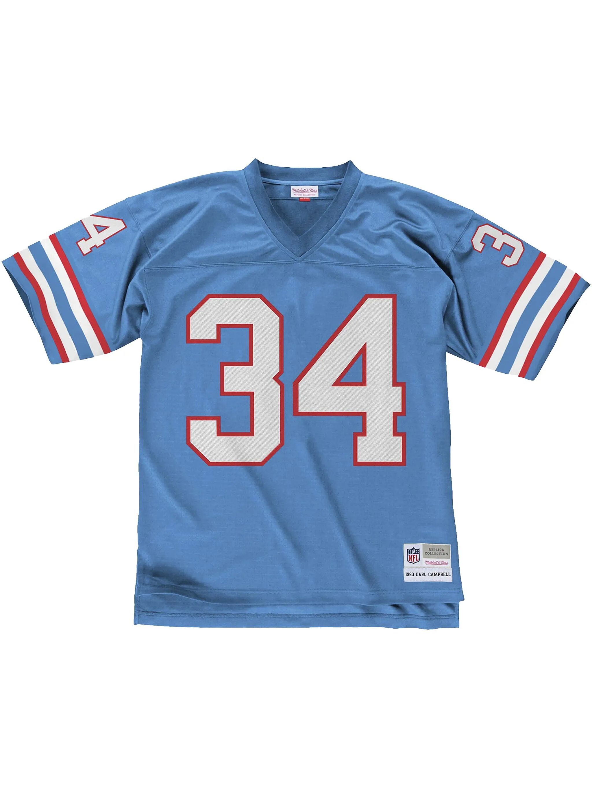 

Спортивная футболка Houston Oilers 1980 Earl Campbell Mitchell & Ness, синий