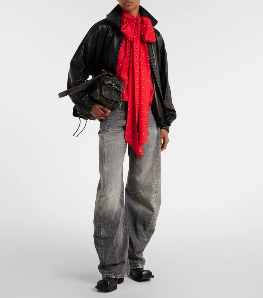 Джинсы с низкой посадкой и широкими штанинами 2006 года Acne Studios, черный — фото 2