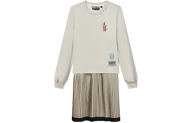 

Футболка с длинными рукавами женская Фиолетово-серая FILA