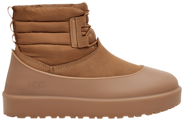 

Ботинки UGG Classic Mini Lace-Up Weather Boot 'Chestnut', коричневый