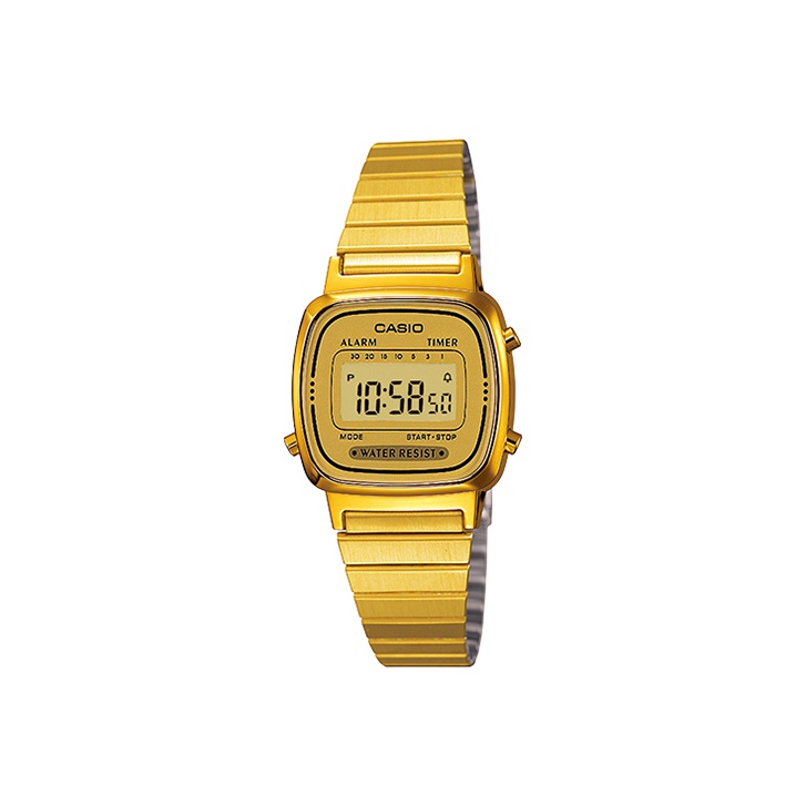 

CASIO Часы Women's YOUTH Gold Watch LA670WGA-9D, Gold Dial