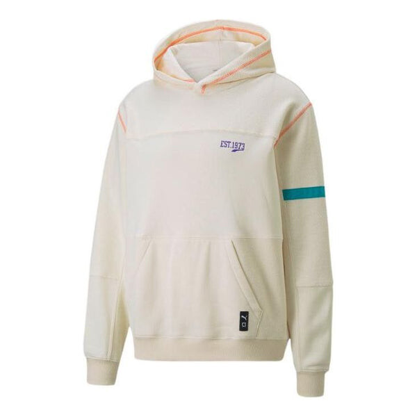 

Толстовка all decade pullover hoodie 'beige' Puma, бежевый