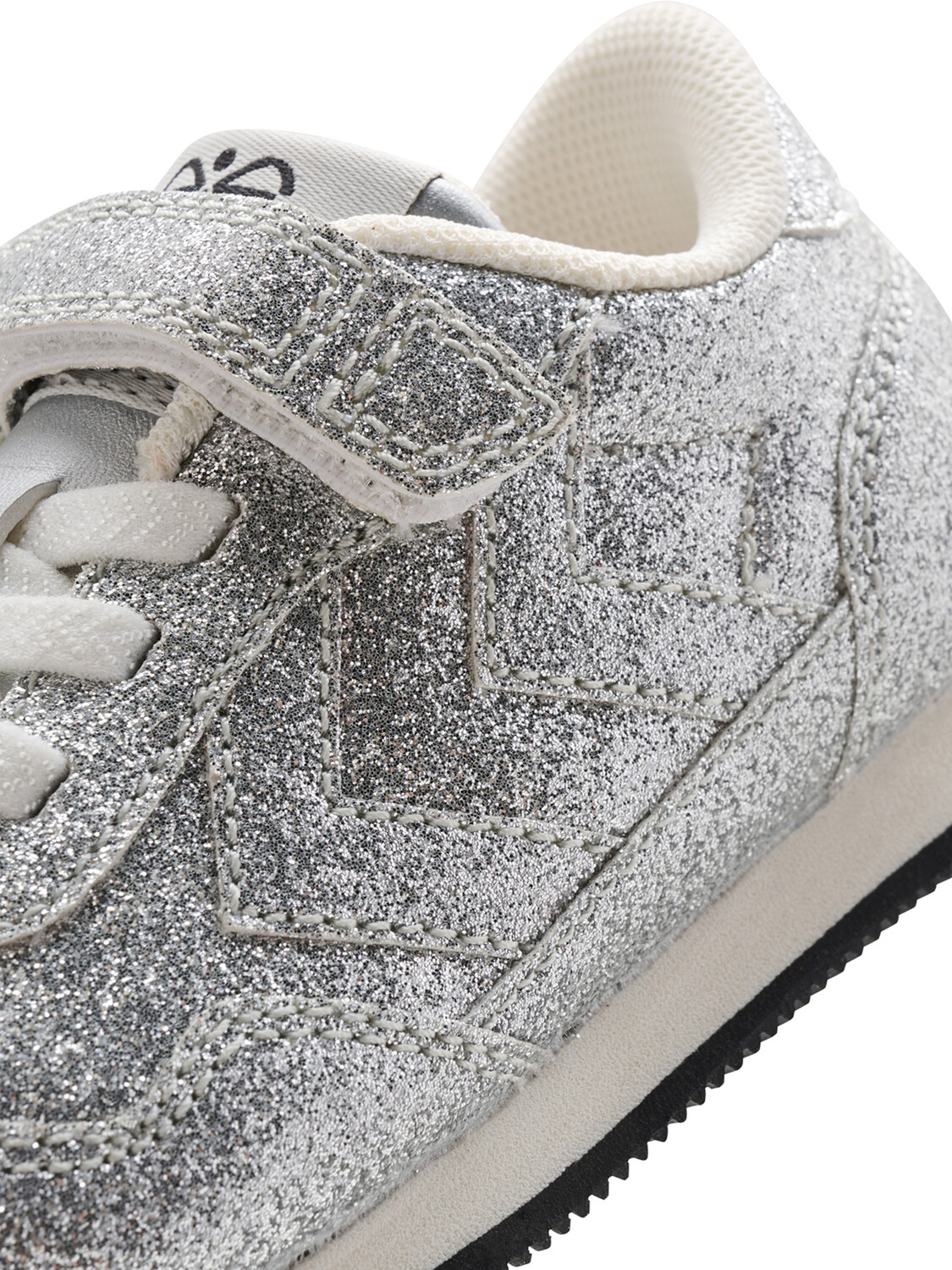 Низкие кроссовки Hummel Low Reflex Glitter Infant, серебряный — фото 3