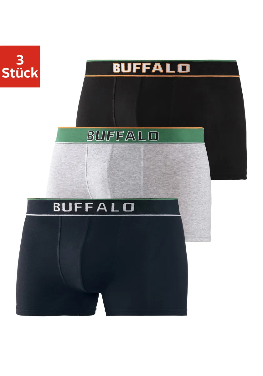 

Buffalo Boxer "Боксеры мужские" (3 шт.) из смеси хлопка, синий