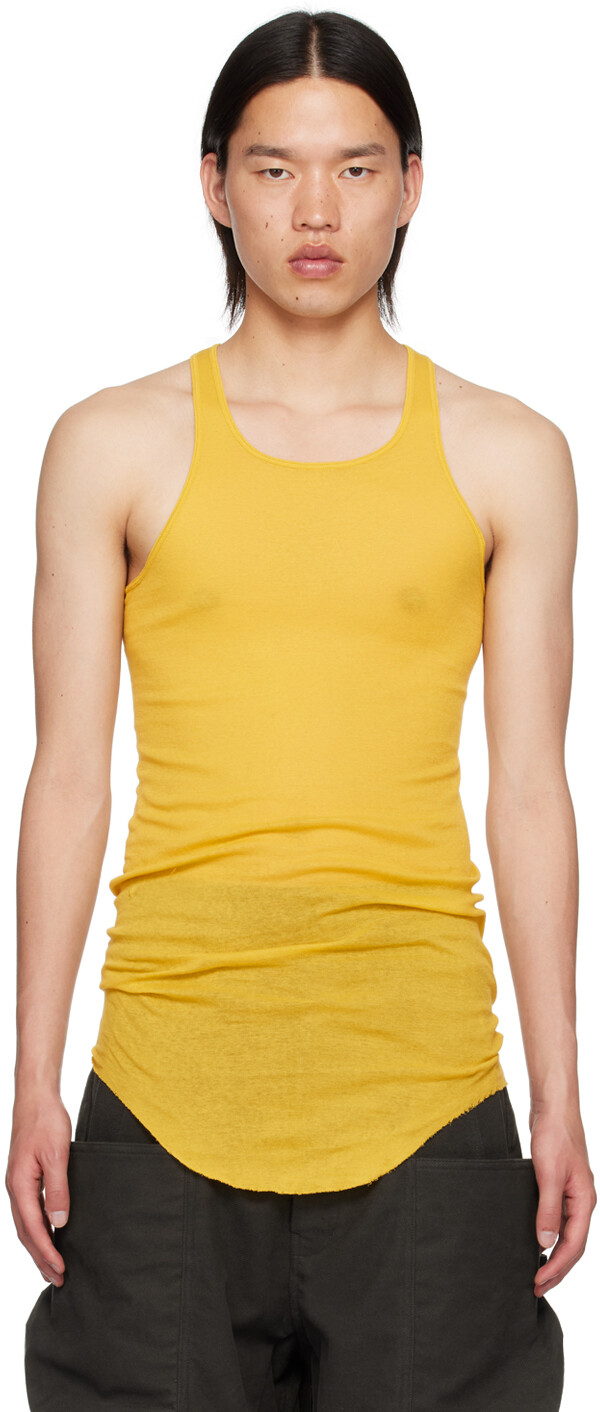 

Желтая майка Porterville Basic Rib Rick Owens
