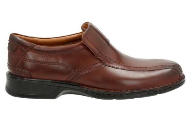 Мужские повседневные мужские низкие коричневые Clarks — фото 2