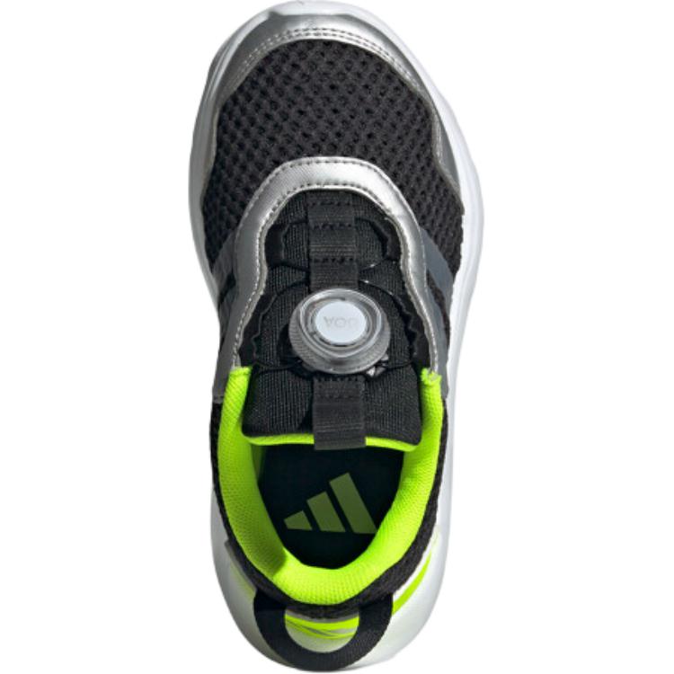 Низкие противоскользящие износостойкие кроссовки ACTIVEFLEX BOA 4.0 для детей Adidas, черный/белый — фото 4