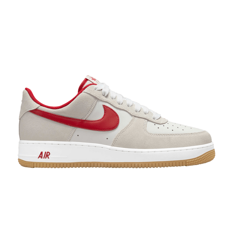 

Кроссовки Nike Air Force 1 '07 LV8 'Photon Dust Varsity Red', белый