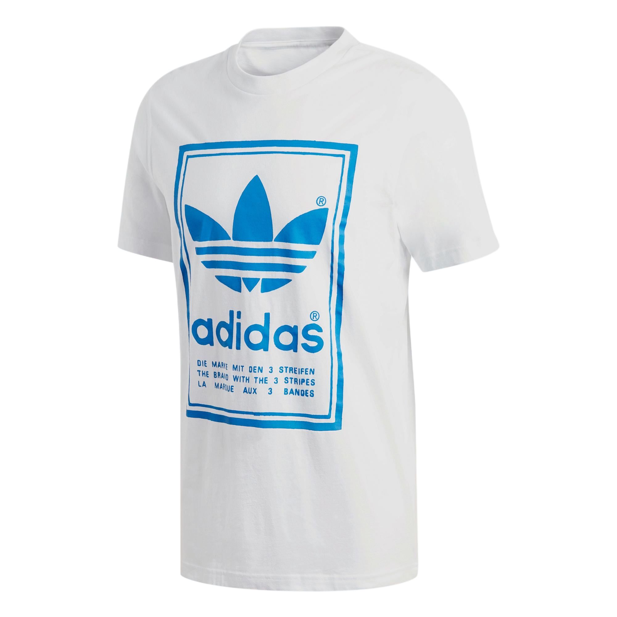 

Adidas Originals Футболка Vintage3 Stripes мужская белая
