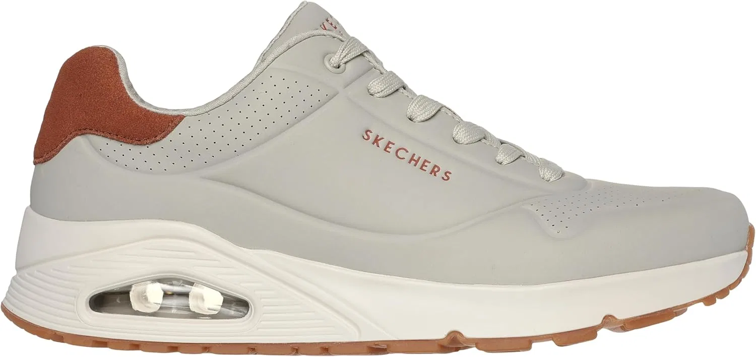 Кроссовки Skechers UNO Suited On Air 183004-NAT, мужские, бежевые, размер 44 EU — фото 3