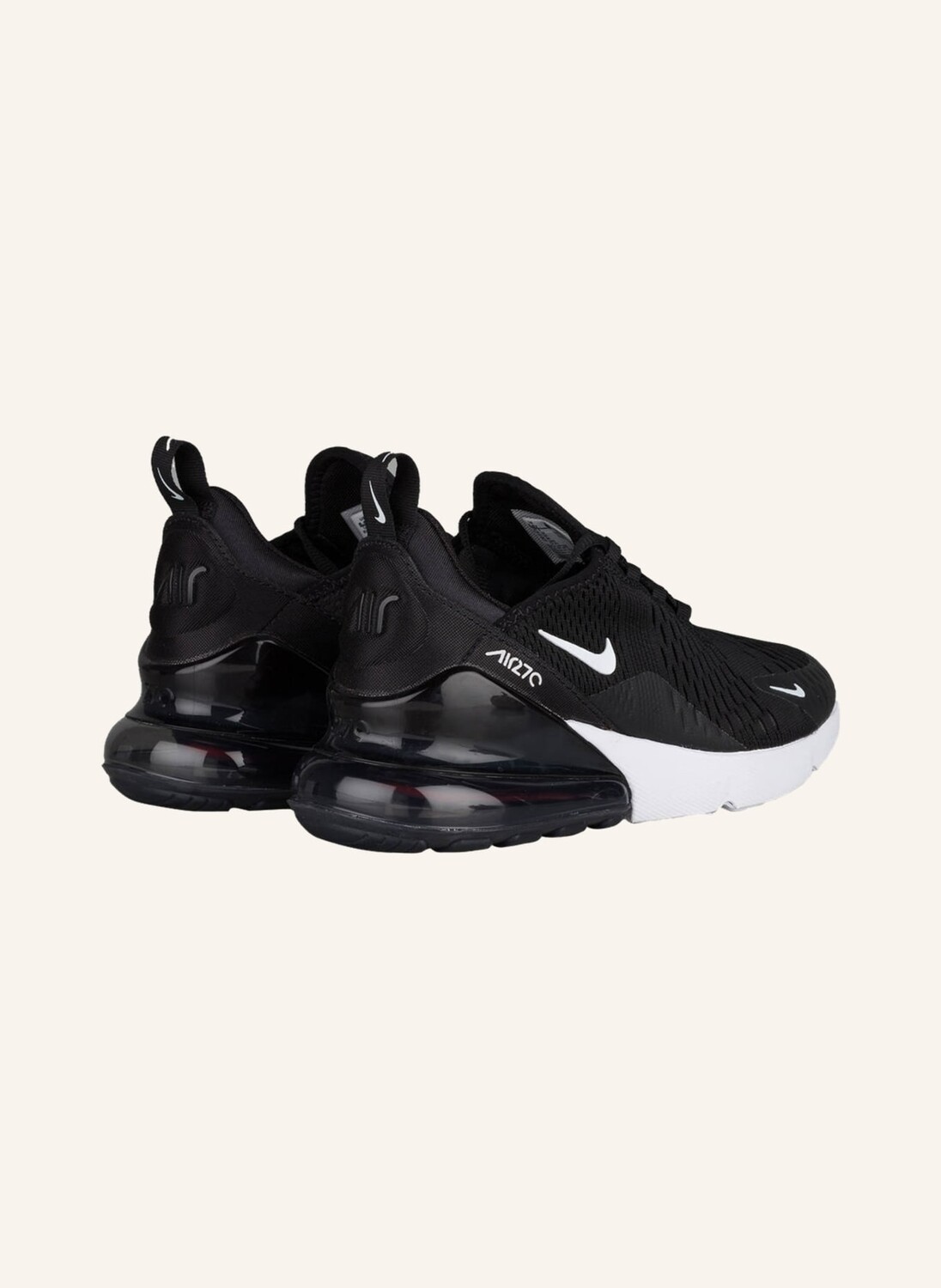 Кроссовки air max 270 gs Nike, черный — фото 2