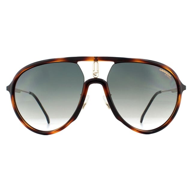

Мужские солнцезащитные очки Aviator темно-зеленого цвета с градиентом цвета гаваны Carrera, коричневый
