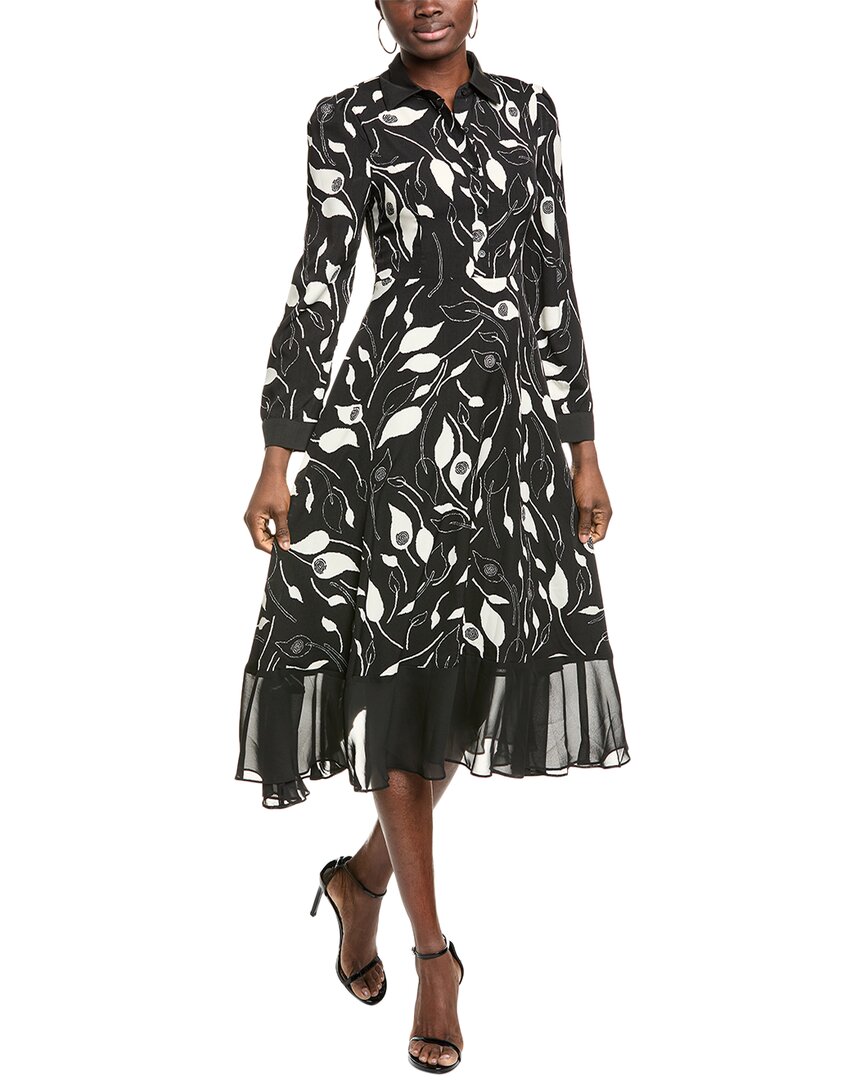 

Платье миди на пуговицах Gracia, черный