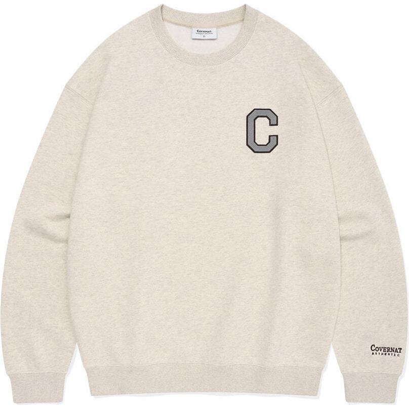 

Свитшот унисекс овсяного цвета Oat COVERNAT, Oat