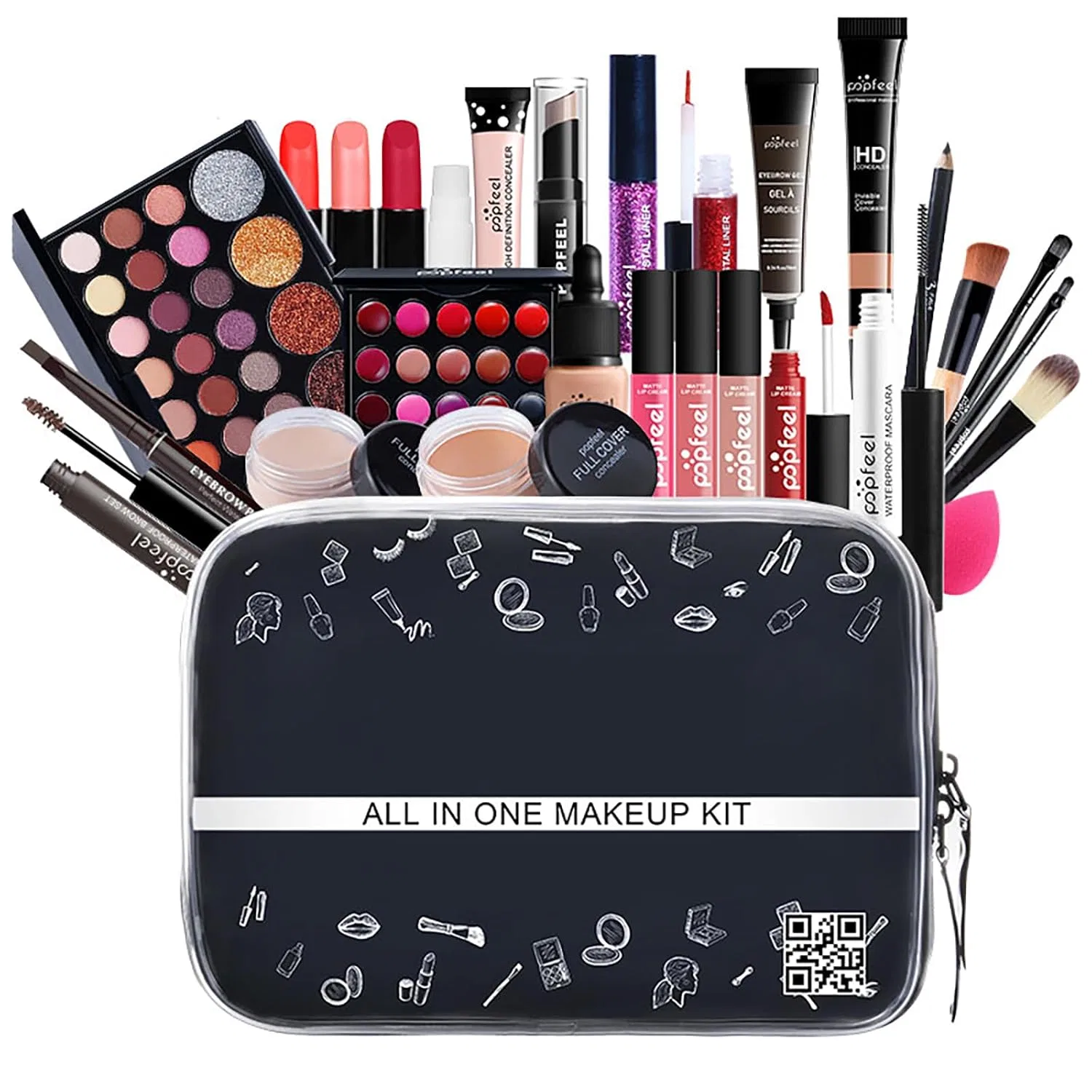 Набор для макияжа «27 Pieces All In One Makeup Kit» от TEMU-SC Temu-Sc, 4#27Pcs